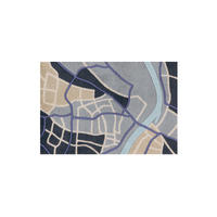 FUSSMATTE 64/168 cm  - Blau, Basics, Kunststoff/Textil (64/168cm) - Kayoom