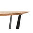 COUCHTISCH in Holz, Metall 120/60/33 cm - Eichefarben/Schwarz, Design, Holz/Metall (120/60/33cm) - Hom`in COUCHTISCH in Holz, Metall 120/60/33 cm - Eichefarben/Schwarz, Design, Holz/Metall (120/60/33cm) - Hom`in