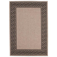 FLACHWEBETEPPICH 200/290 cm Sweden - Malmö Silber Creme, Schwarz  - Creme/Schwarz, KONVENTIONELL, Textil (200/290cm)
