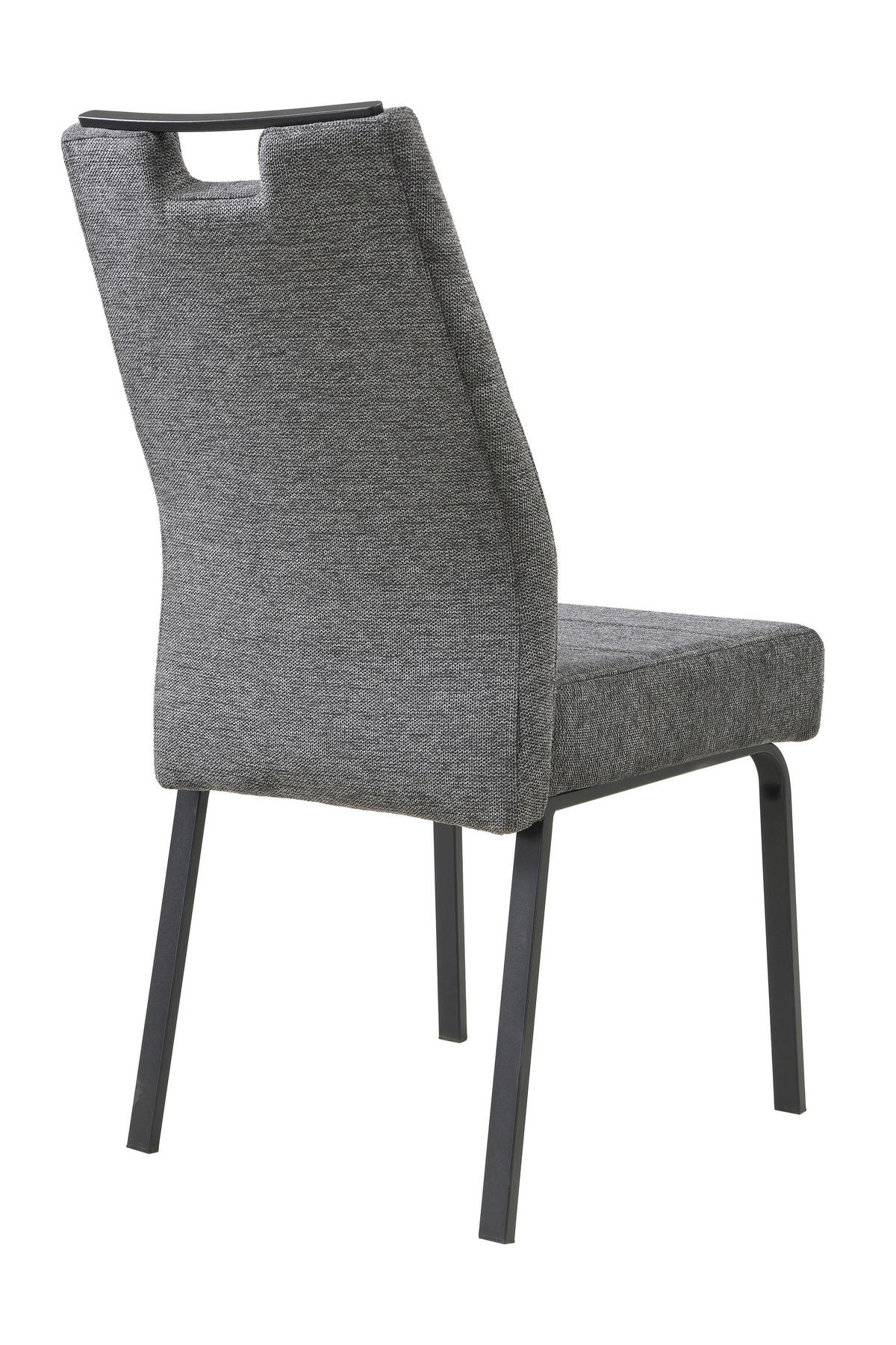 TISCHGRUPPE   - Eichefarben/Anthrazit, MODERN, Textil/Metall (140 - 180/76/90cm) - P & B