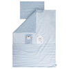KINDERBETTWÄSCHE BEARS FAMILY Flachgewebe 100/135 cm  - Blau, Basics, Textil (100/135cm) - Zöllner
