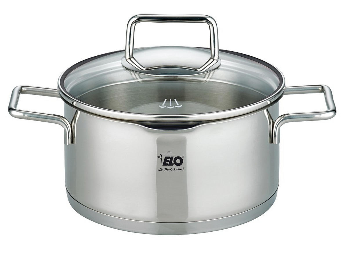 KOCHTOPFSET Smart Steam 4-teilig  - Edelstahlfarben, Basics, Metall - ELO