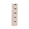 REGAL Birke Hartholz Naturfarben  - Naturfarben, Basics, Holz (13/60/12cm) - Zeller Present