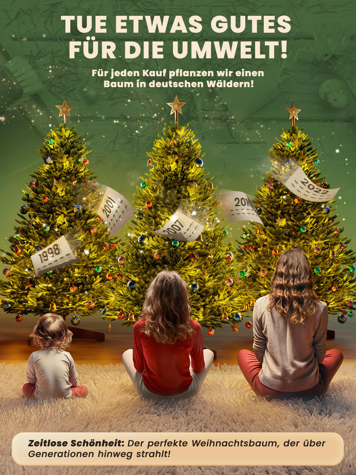 WEIHNACHTSBAUM 210 cm  - Grün, Basics, Holz/Kunststoff (132/210cm)