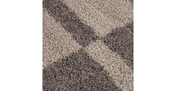 HOCHFLORTEPPICH 200/200 cm Gala Taupe - Taupe, Design, Textil (200/200cm) - Novel