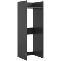 WASCHMASCHINENSCHRANK 66/195/60 cm  in Anthrazit  - Anthrazit/Weiß, Basics, Holzwerkstoff/Kunststoff (66/195/60cm) - MID.YOU