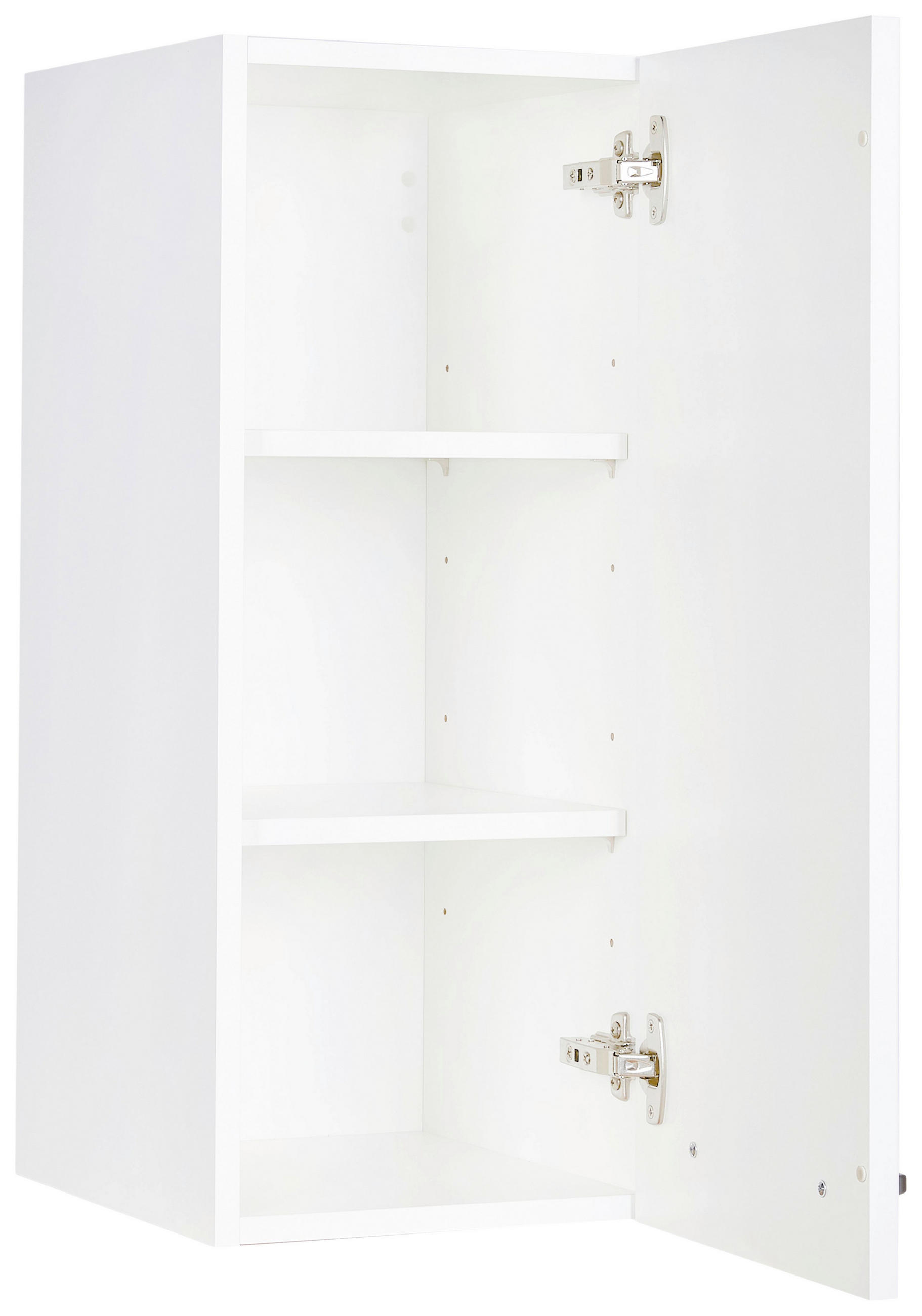 KÜCHENOBERSCHRANK 30/72/35 cm  in Weiß  - Edelstahlfarben/Weiß, MODERN, Holzwerkstoff/Metall (30/72/35cm) - Nobilia