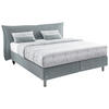 BOXSPRINGBETT 180/200 cm  in Petrol  - Petrol/Alufarben, Design, Textil/Metall (180/200cm) - RUF Betten