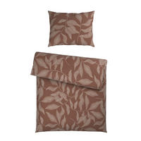 BETTWÄSCHE 2-teilig Mavie Satin 140/200 cm  - Braun, Basics, Textil (140/200cm) - Novel