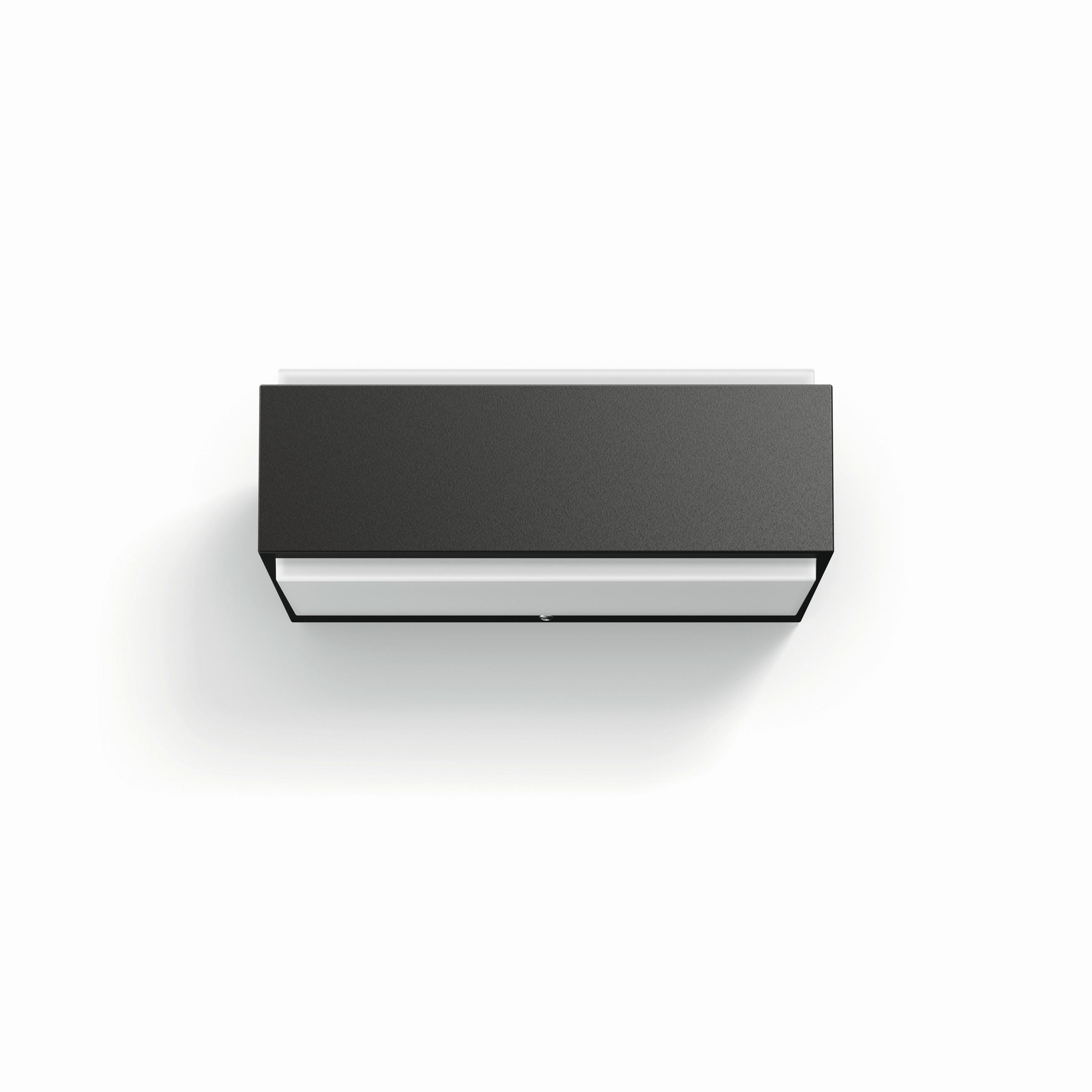 Philips AUßENWANDLEUCHTE myGarden Stratosphere Anthrazit, Weiß 20.3x7.6x9.3 cm