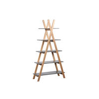 REGAL  90/170/35 cm Grau, Naturfarben  - Naturfarben/Grau, Design, Holz/Holzwerkstoff (90/170/35cm) - Livetastic