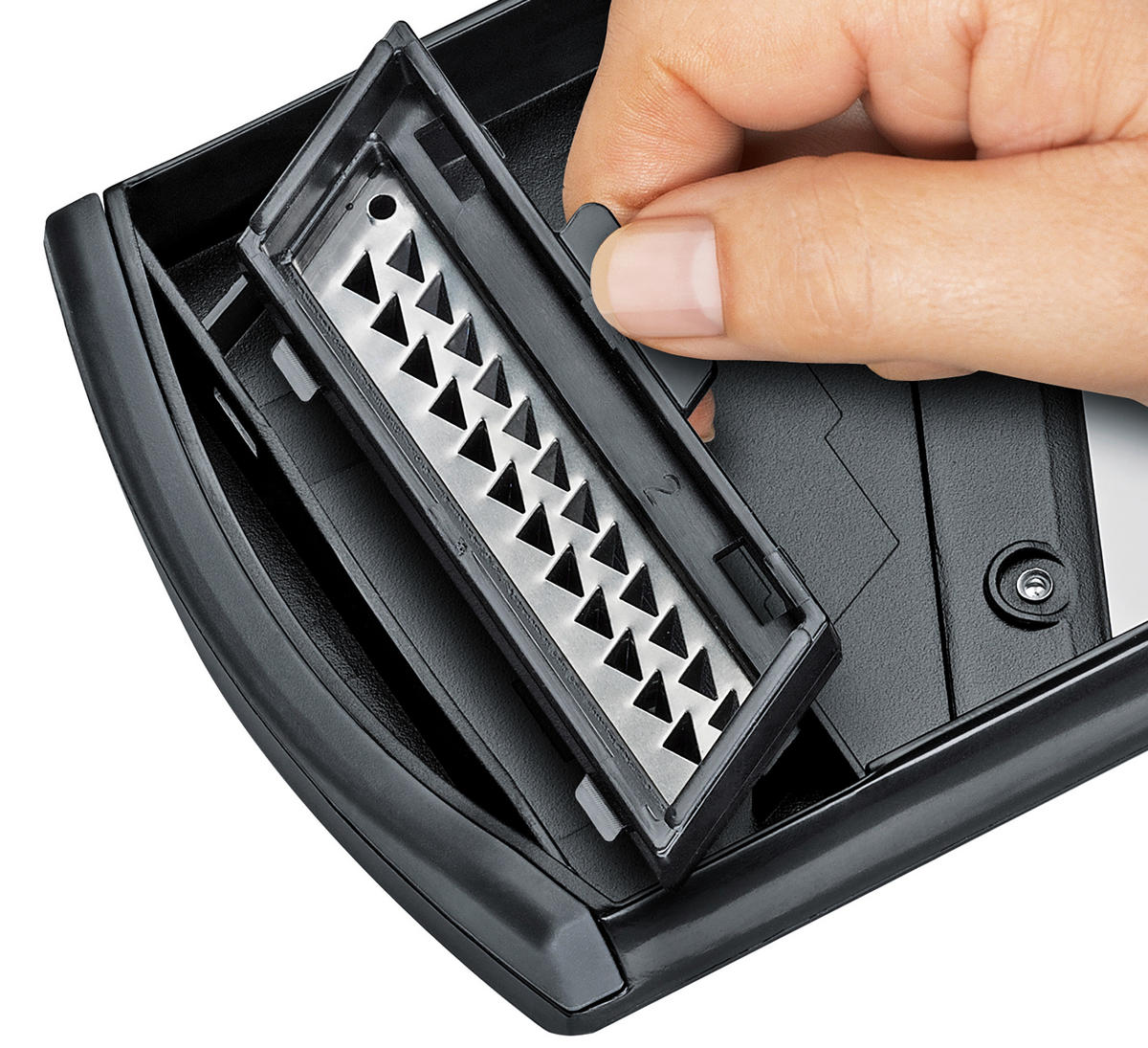 GEMÜSEHOBEL SMART  - Schwarz, Basics, Kunststoff/Metall (32,5/10/6,5cm) - KÜCHENPROFI