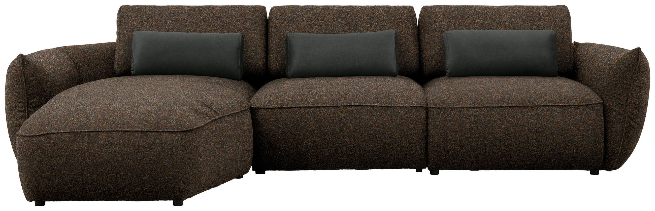 Belluti Ecksofa Braun, Grün 340x190 cm