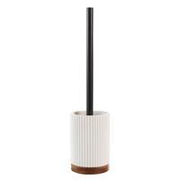WC-GARNITURA S ŠČETKO - bela, Basics, umetna masa (9.1/38.5cm) - Homeware