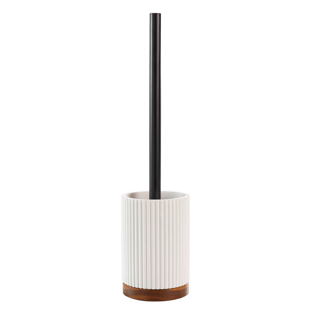 WC-GARNITURA S ŠČETKO - bela, Basics, umetna masa (9.1/38.5cm) - Homeware
