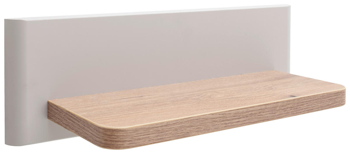 Poliță De Perete 50/16/16 cm, culoare lemn stejar, cașmir  - cașmir/culoare lemn stejar, Design, material pe bază de lemn (50/16/16cm) - Venda