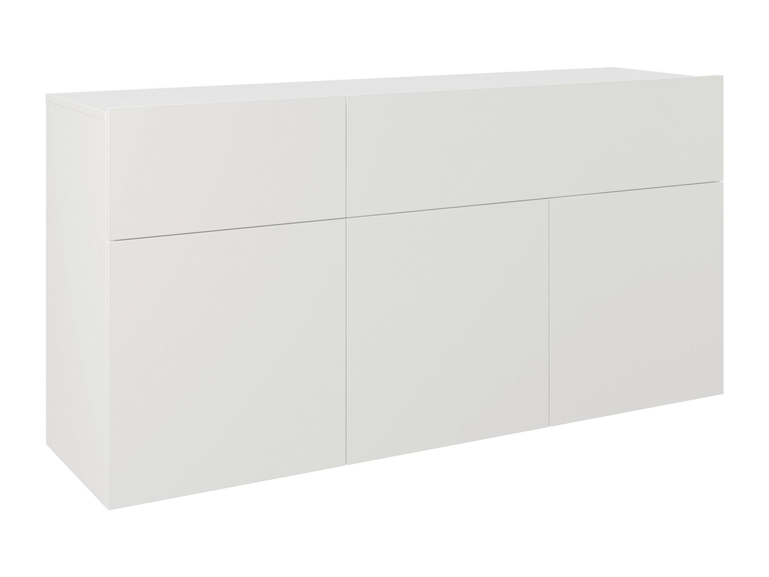 Hom`in Sideboard Weiß 150x75x42 cm