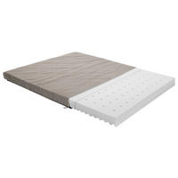 LAUFGITTERMATRATZE Kaltschaumkern SCOTTY 90,0/72,0/5,0 cm  - Taupe, Basics, Textil (90,0/72,0/5,0cm) - Paidi