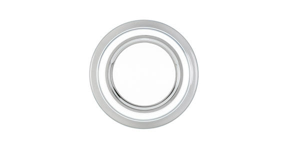 LED-DECKENLEUCHTE 35/6 cm   - Chromfarben/Transparent, Design, Kunststoff/Metall (35/6cm) - Novel