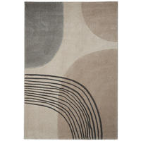 WEBTEPPICH 120/170 cm Zen Grau  - Grau, KONVENTIONELL, Kunststoff/Textil (120/170cm) - Novel
