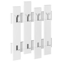 WANDGARDEROBE 64/81/4 cm  - Weiss, Design, Holzwerkstoff (64/81/4cm) - Livetastic