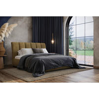 POLSTERBETT 140/200 cm  in Braun  - Braun, Modern, Holz/Holzwerkstoff (140/200cm) - MID.YOU