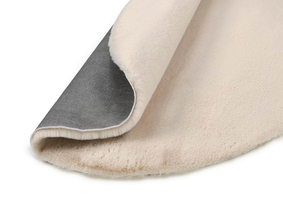 HOCHFLORTEPPICH 120/120 cm Silky Haven Gelb  - Gelb, Basics, Textil (120/120cm) - Novel