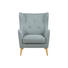 SESSEL Webstoff Hellgrau - Hellgrau/Naturfarben, LIFESTYLE, Holz/Textil (84/105/89cm) - Carryhome