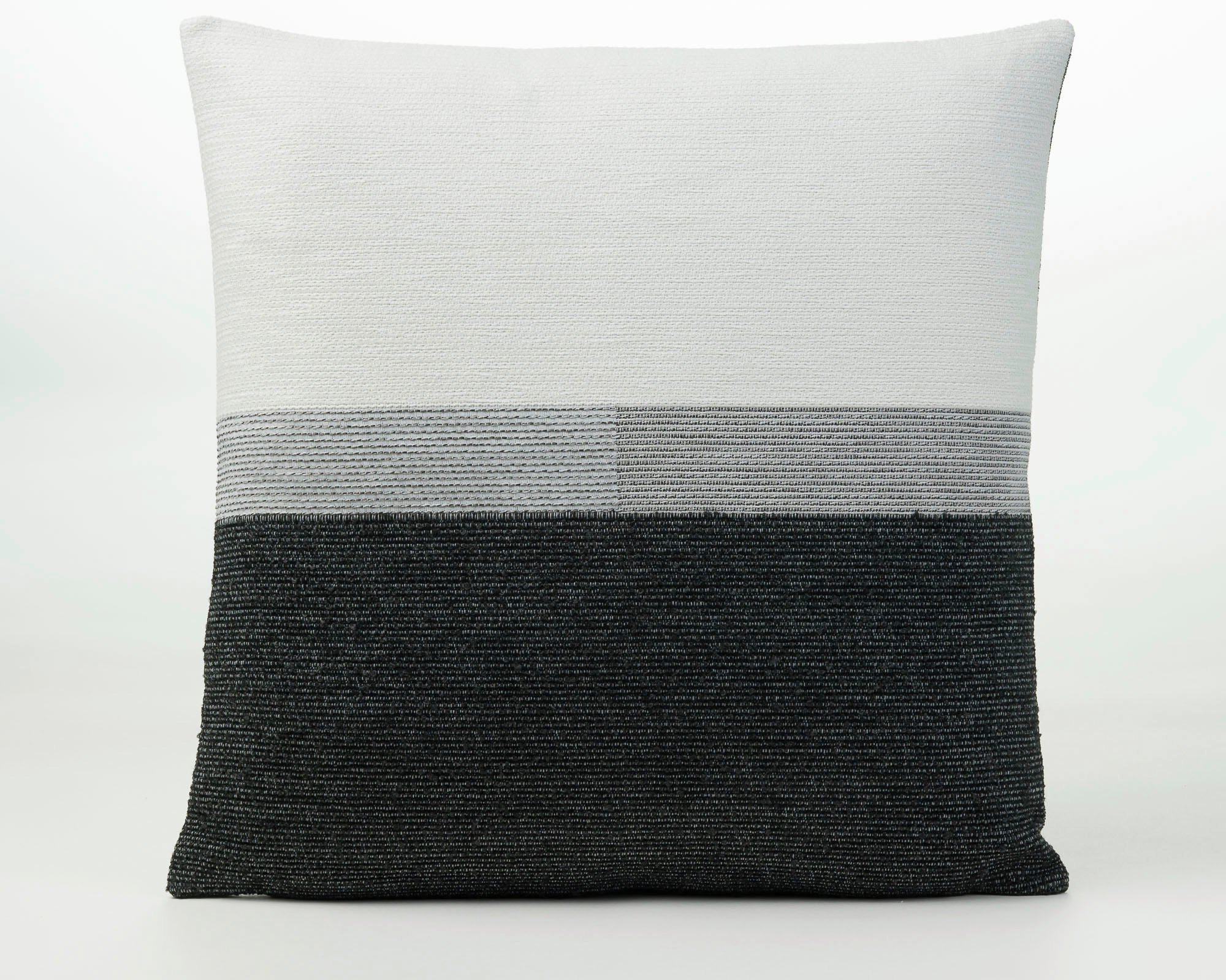 DEKORAČNÝ VANKÚŠ 50/50 cm - čierna/biela, Basics, textil (50/50cm) - Novel