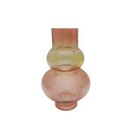 VASE 24.5 cm  - Gelb/Bernsteinfarben, LIFESTYLE, Glas (15/24,5cm) - Ambia Home