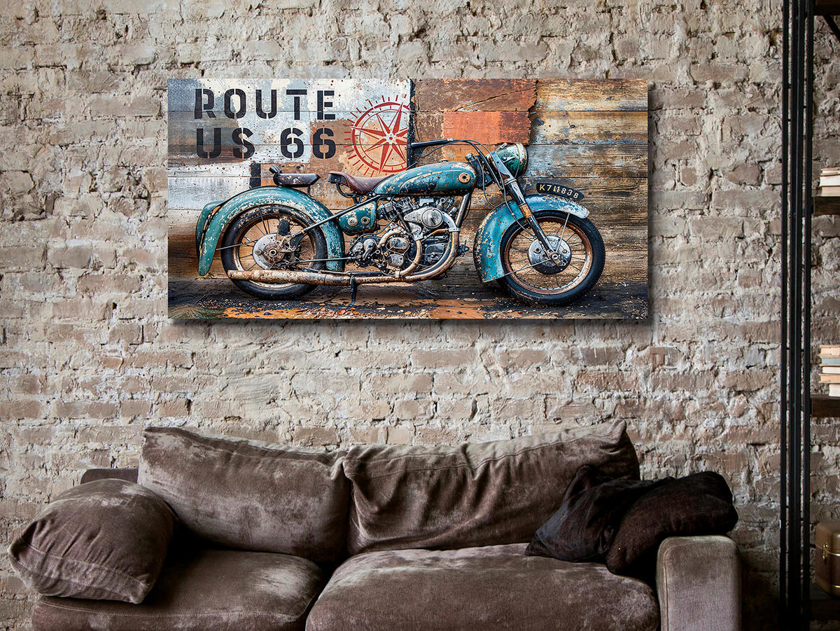 KUNSTDRUCK 140/70 cm  - Multicolor, Design, Holzwerkstoff/Textil (140/70cm) - Monee