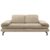 2-SITZER-SOFA Webstoff Beige  - Beige/Schwarz, Design, Textil/Metall (204/83/98cm) - LOOKS by W.Joop