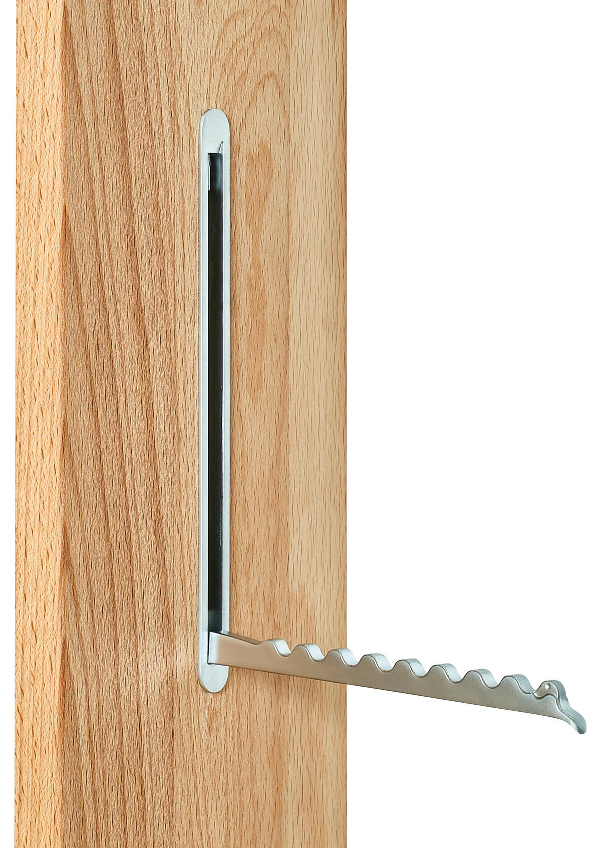 GARDEROBENPANEEL 2 Stück  in 13/160/2 cm  - Buchefarben, KONVENTIONELL, Holz (13/160/2cm) - Linea Natura