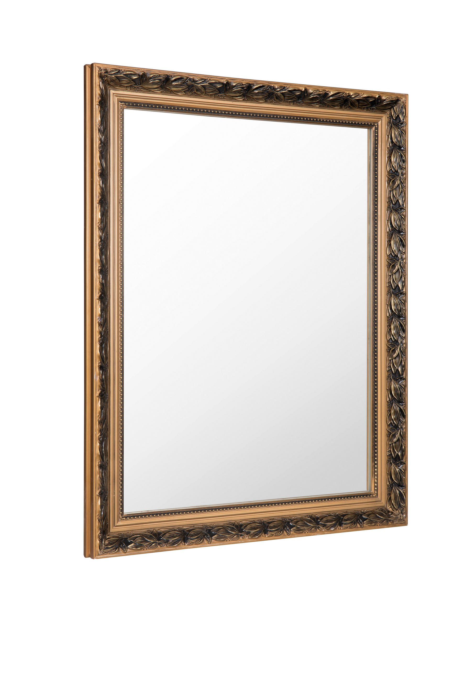FALI TÜKÖR 55/70/3 cm    - arany, Lifestyle, Üveg/fa (55/70/3cm) - Xora