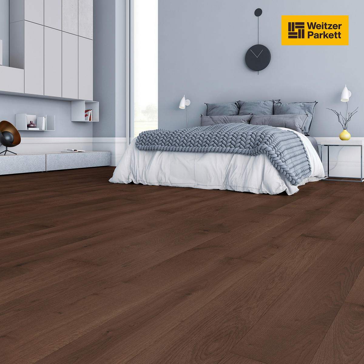 LANDHAUSDIELE, Eiche Havanna Pflegefrei Diele  per  m² - Eichefarben, Design, Holz (224,5/19,3/1,3cm) - Weitzer Parkett