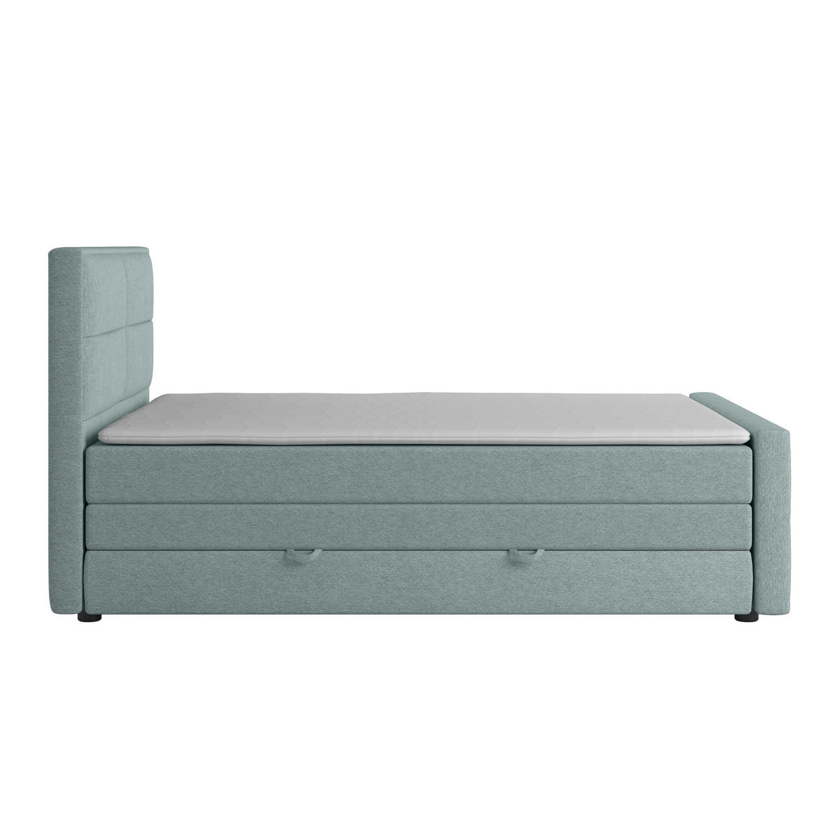 BOXSPRINGBETT 140/200 cm  in Blau  - Blau, Modern, Holz/Kunststoff (140/200cm) - MID.YOU