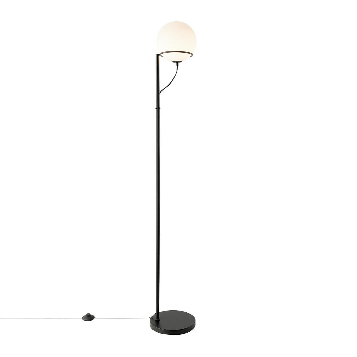 STEHLEUCHTE Wilson 159/25/25 cm  - Schwarz, Design, Glas (159/25/25cm) - Nordlux