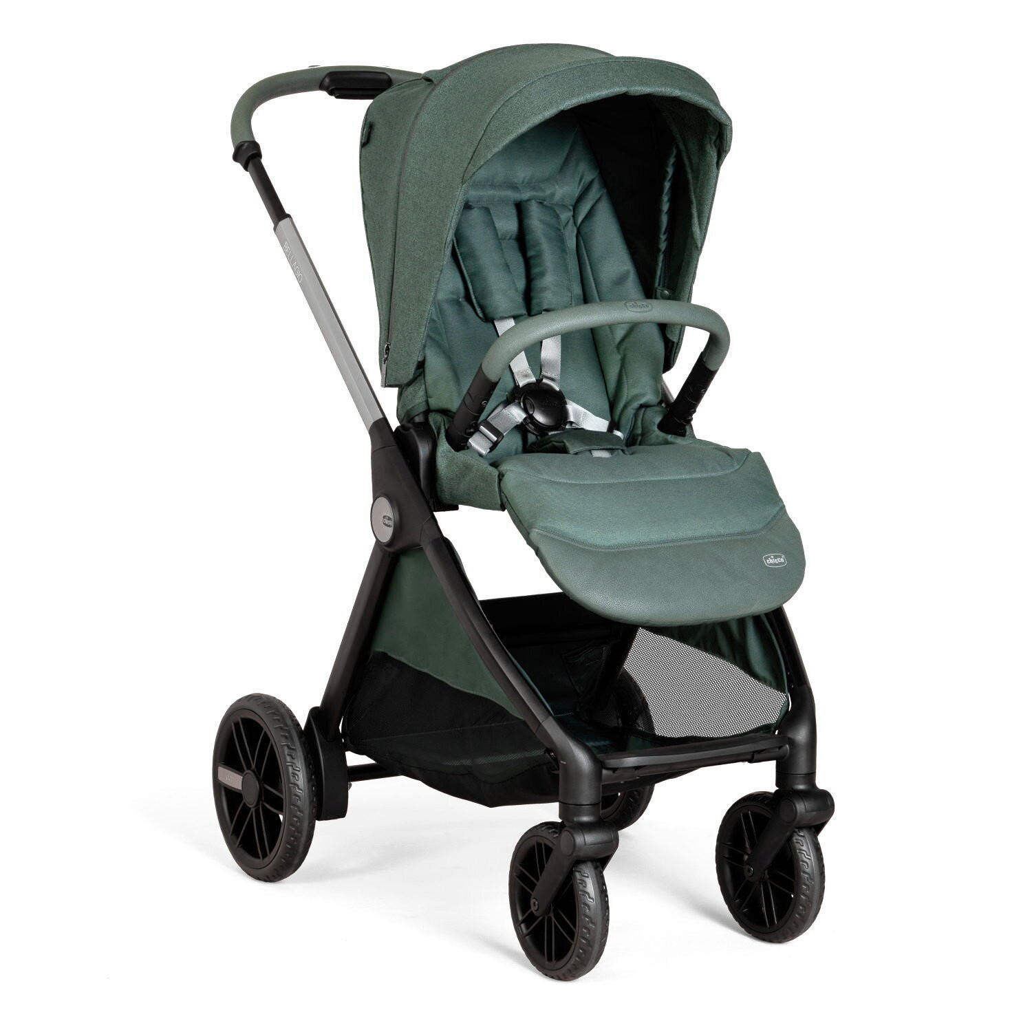 KINDERWAGEN  Bellagio  Fir Tree  - Grün, Basics, Textil/Metall (55/82/97-106cm) - Chicco