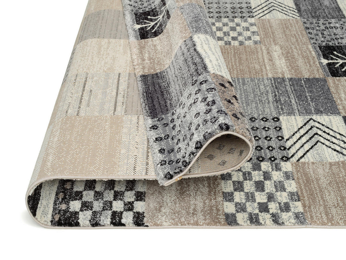 WEBTEPPICH 240/340 cm Palermo Grau, Beige  - Beige/Grau, Design, Textil (240/340cm) - Novel