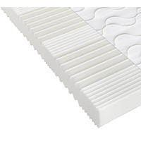 KOMFORTSCHAUMMATRATZE 100/210 cm Höhe ca. 20 cm 7 -Zonen - Weiß, Basics, Textil (100/210cm) - Xora