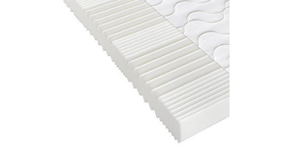 KOMFORTSCHAUMMATRATZE 90/220 cm Höhe ca. 20 cm - Weiß, Basics, Textil (90/220cm) - Xora