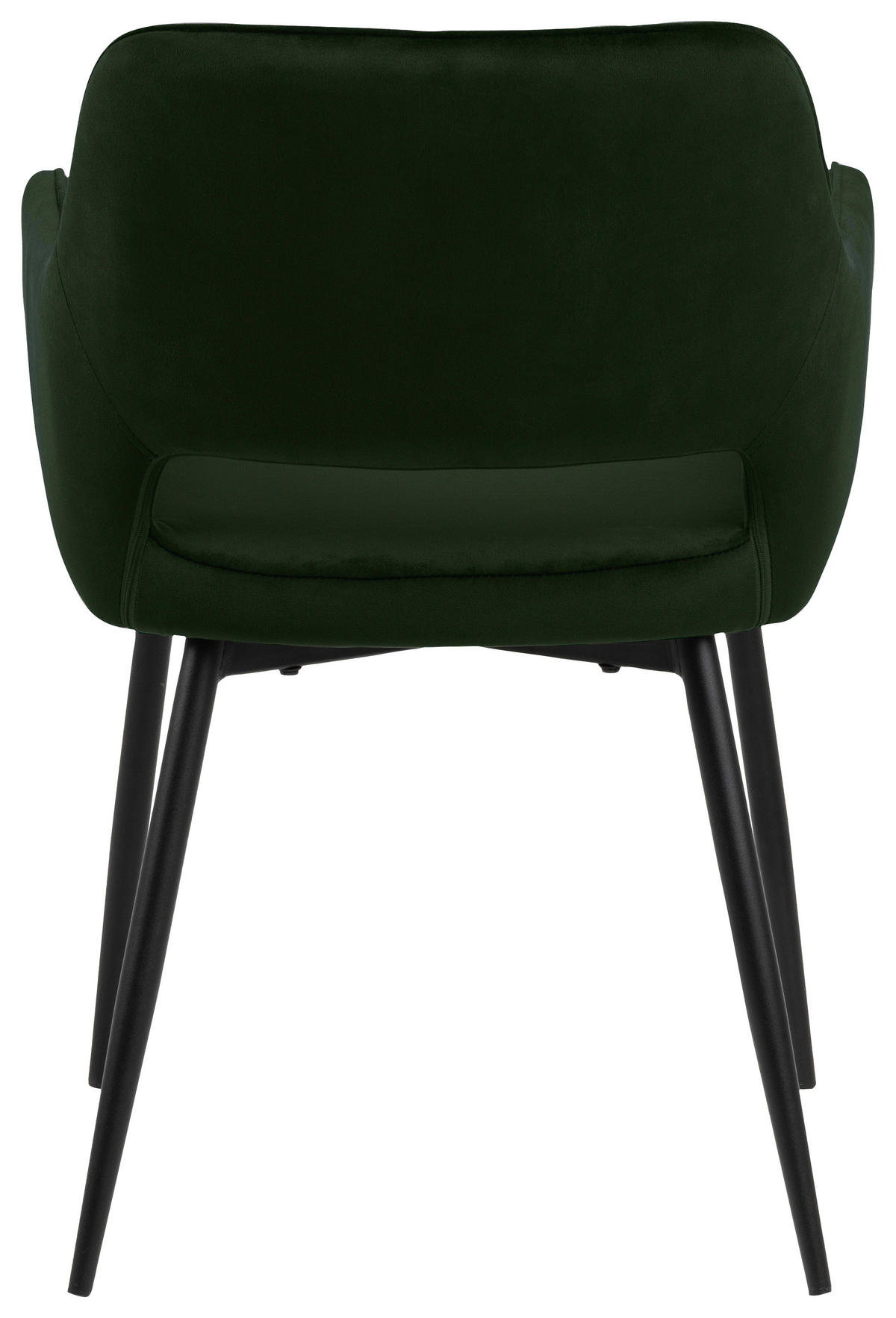 ŽIDLE S PODRUČKAMI, ocel, samet, černá, olivově zelená - černá/olivově zelená, Konvenční, kov/textil (56/79/59,5cm) - MID.YOU