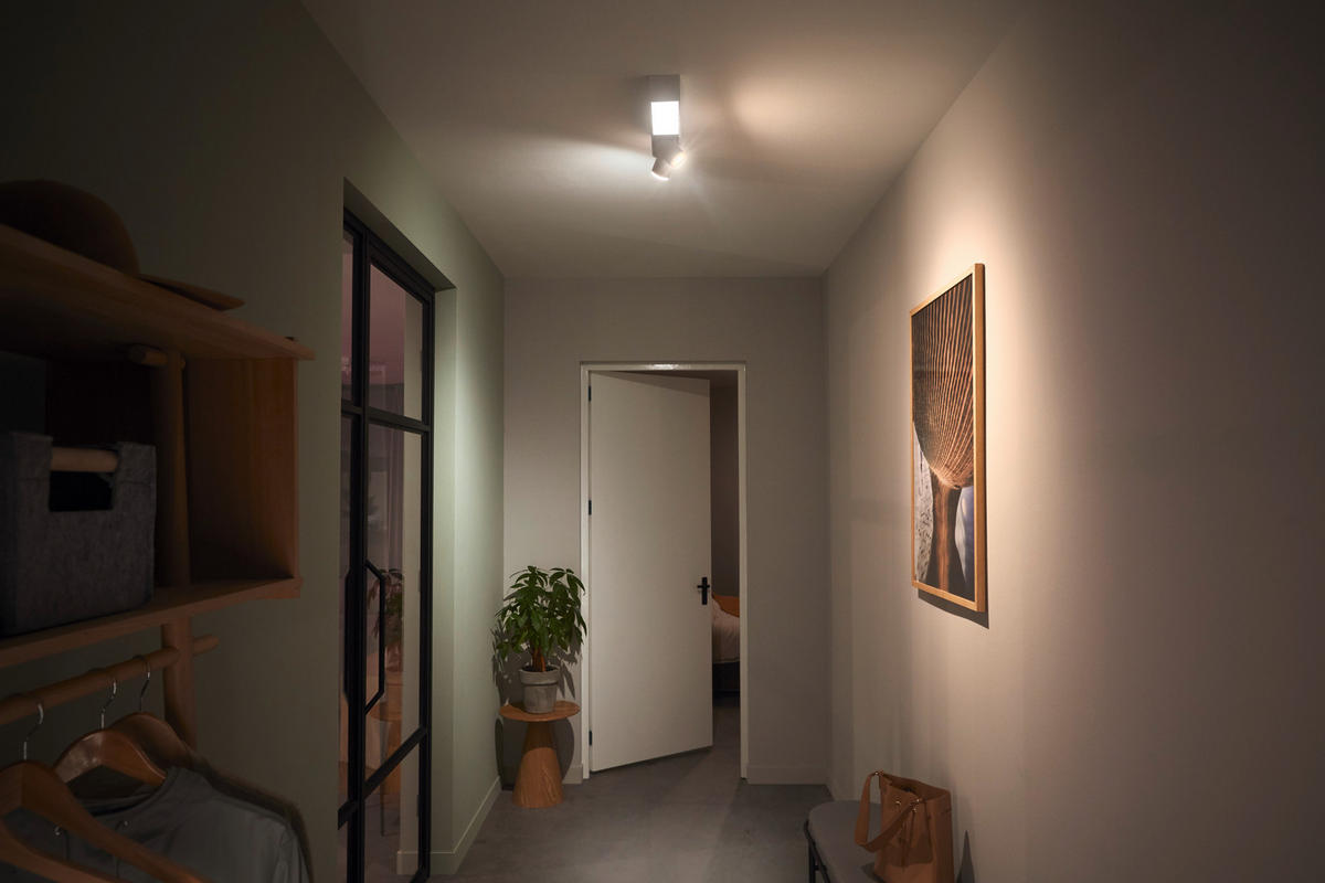 LED-DECKENLEUCHTE    40,80/12,70/8,50 cm  - Weiss, Konventionell, Metall (40,80/12,70/8,50cm) - Philips HUE