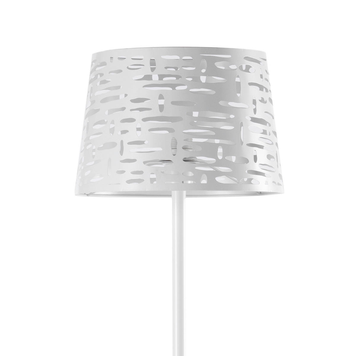 STEHLEUCHTE 30/30/164 cm    - Weiß Hochglanz/Schwarz, Design, Kunststoff/Metall (30/30/164cm)