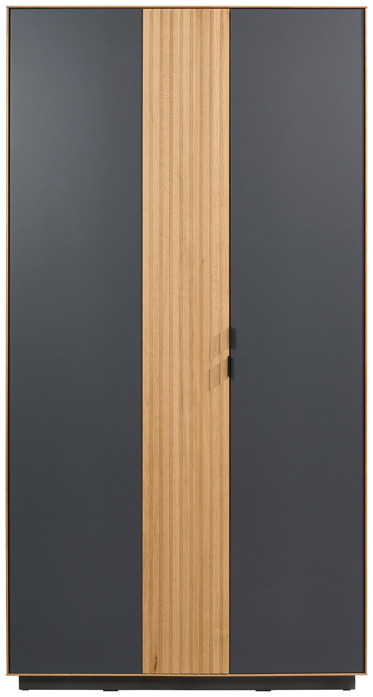 GARDEROBENSCHRANK  in 105/200/42 cm  - Eichefarben/Grau, Natur, Holz/Holzwerkstoff (105/200/42cm) - Linea Natura