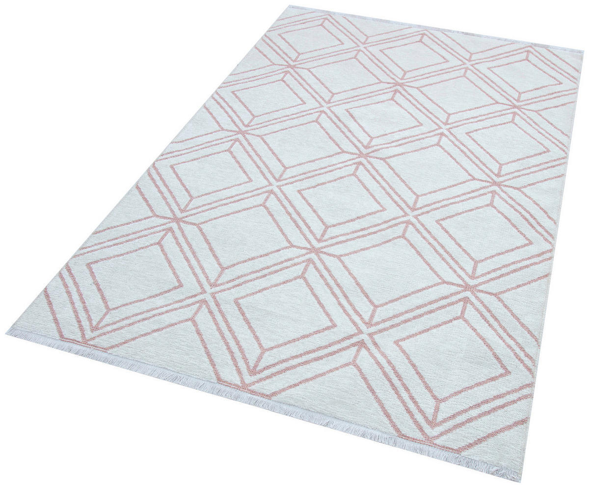 RAVNO TKANA PREPROGA  COLORI     160/230 cm    tkano  krem barve, terakota  - krem barve/terakota, Trendi, tekstil (160/230cm) - Novel