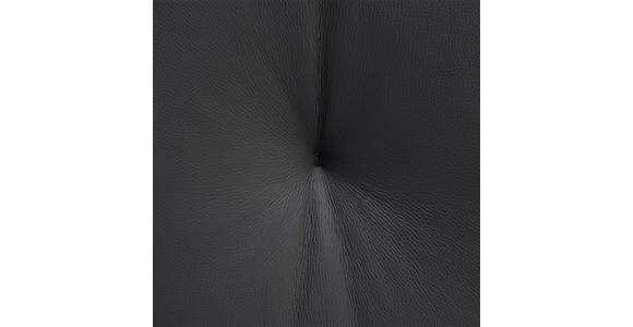 BOXSPRINGBETT 180/200 cm in Schwarz - Chromfarben/Schwarz, Design, Leder/Textil (180/200cm) - Ambiente
