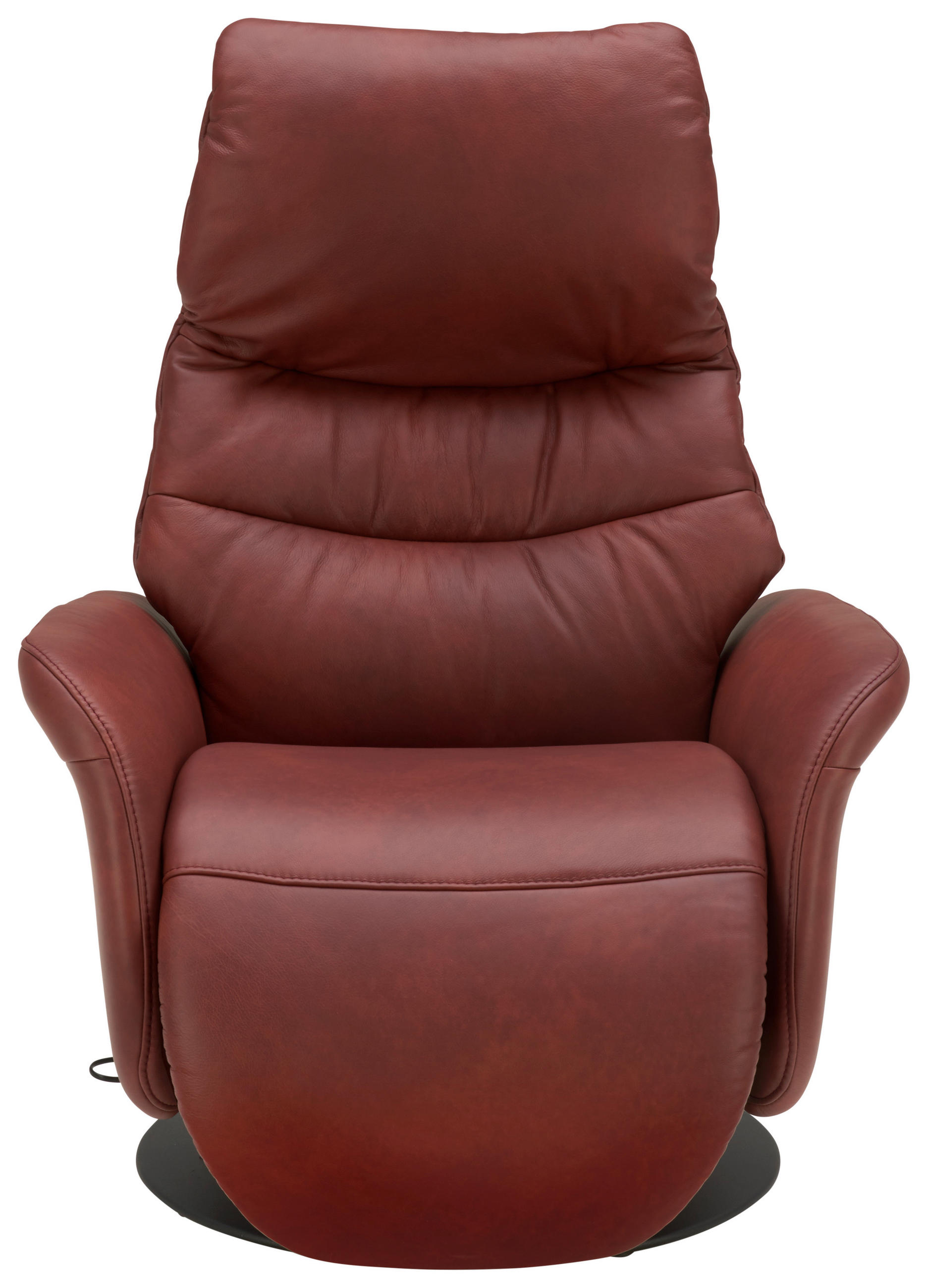 RELAXSESSEL Echtleder Relaxfunktion, Kopfteilverstellung, Fußteilverstellung    - Anthrazit/Braun, Design, Leder/Metall (78/111/85cm) - Himolla Komfortklass