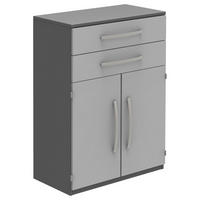 AKTENSCHRANK 80/111,7/43 cm  - Anthrazit/Hellgrau, KONVENTIONELL, Holzwerkstoff (80/111,7/43cm) - Moderano