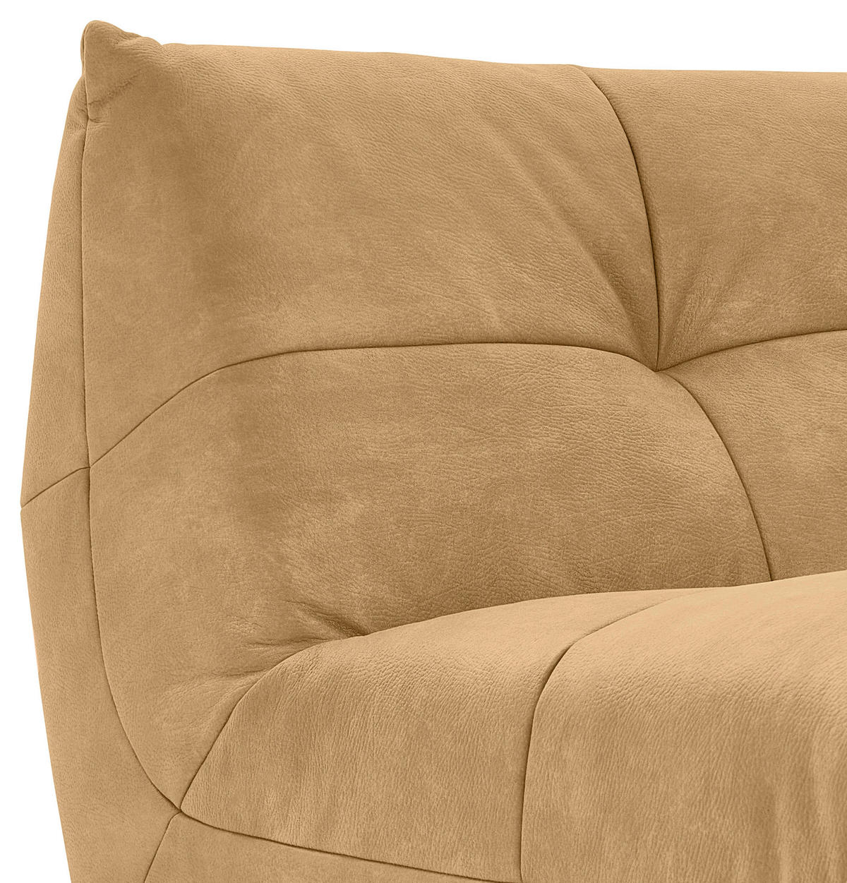 SOFAELEMENT Lederlook Hellbraun  - Hellbraun, Trend, Textil (105/80/112cm) - Livetastic